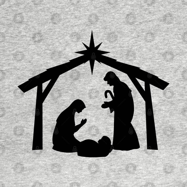 The Christmas Nativity Scene by Lady Lilac